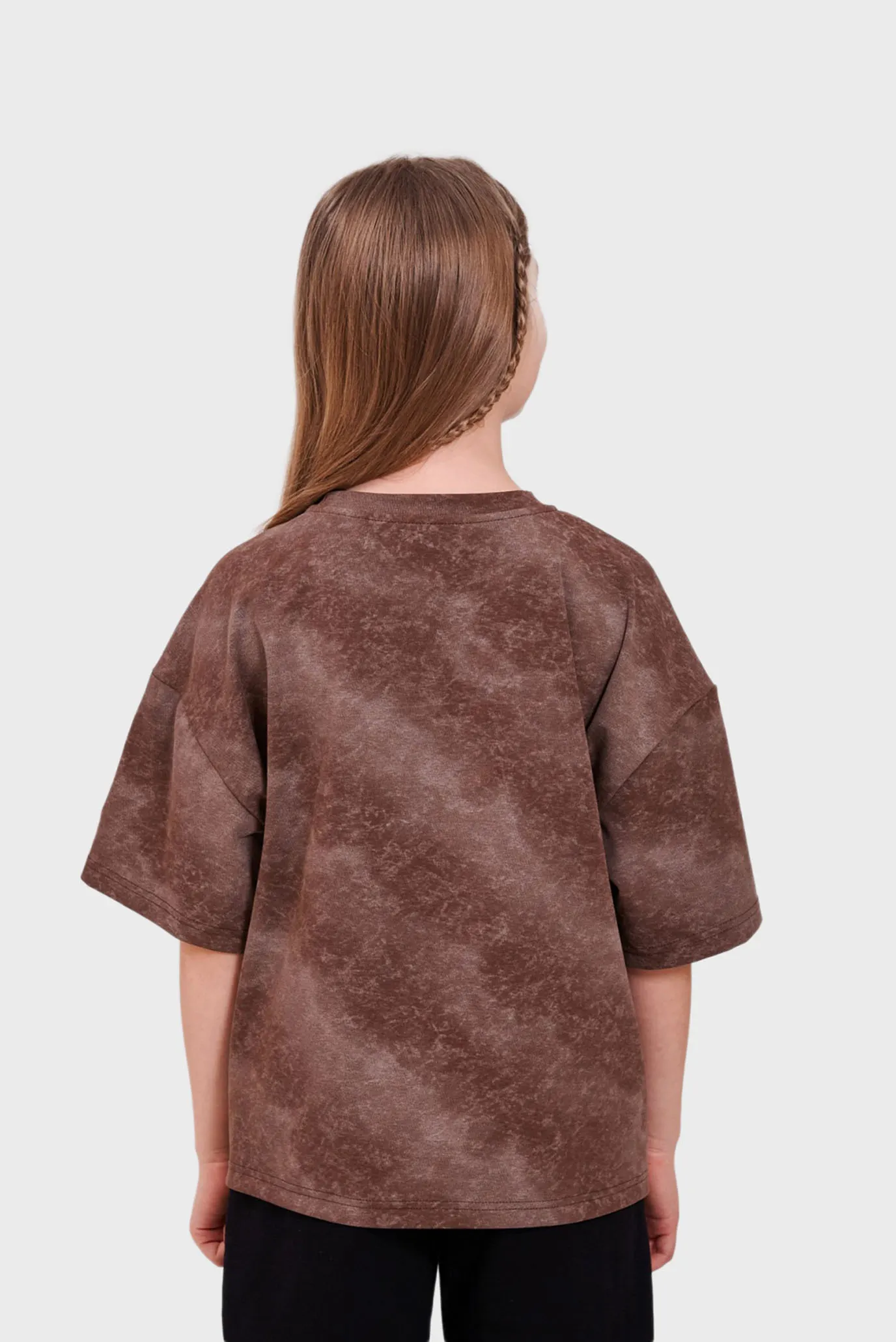 Дитяча коричнева футболка 2