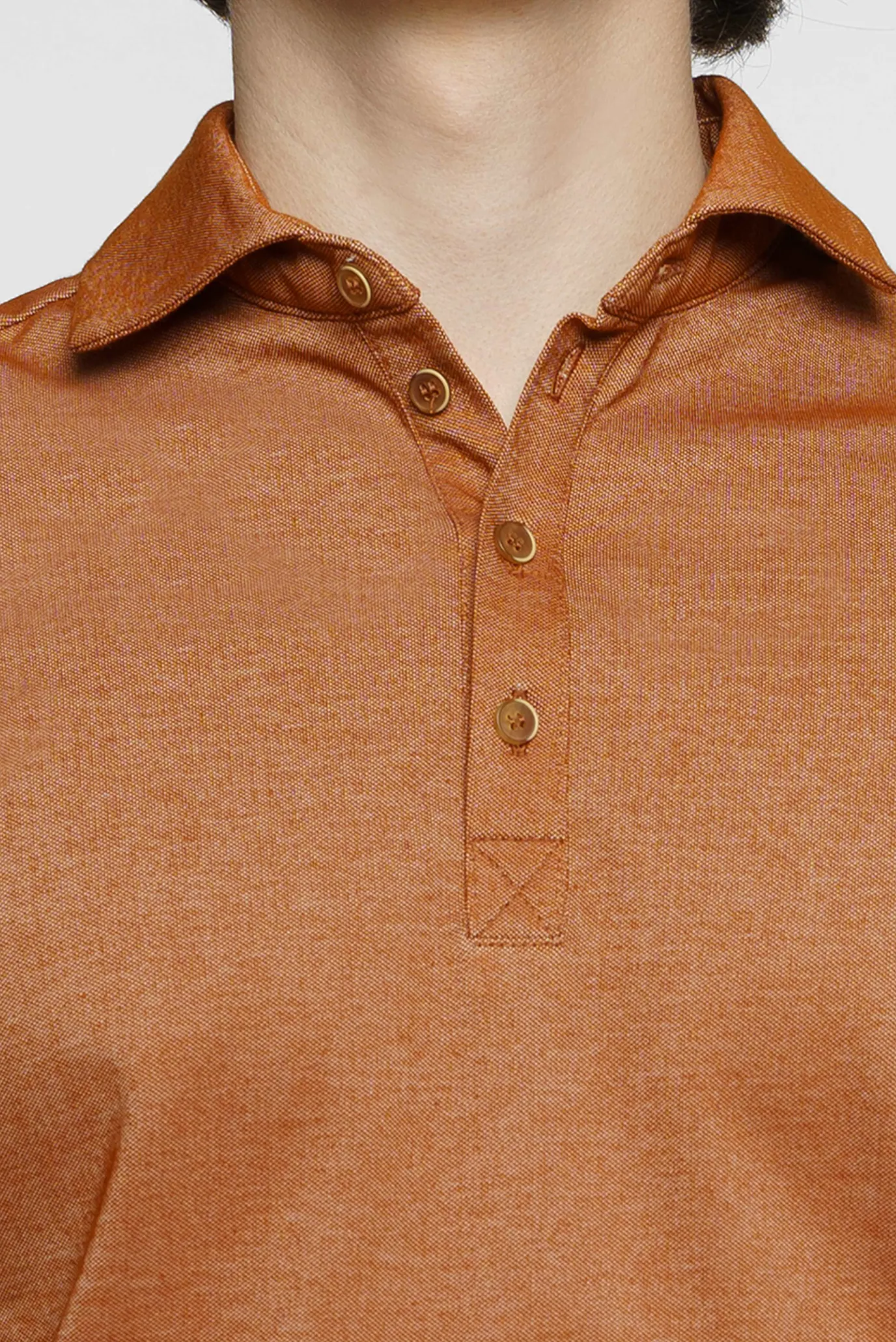 Чоловіче коричневе поло 4