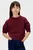 Детский бордовый джемпер PLEAT FLUFFY