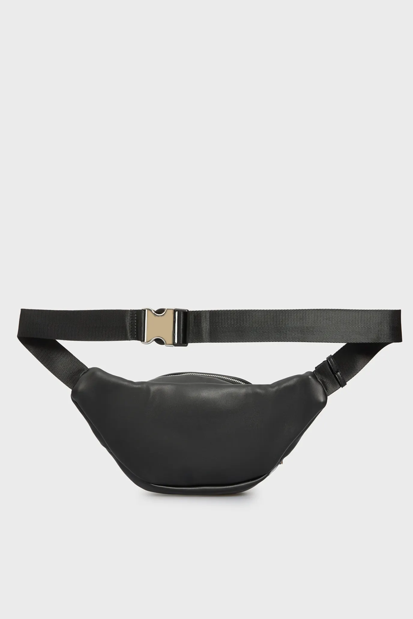 Жіноча чорна поясна сумка 4