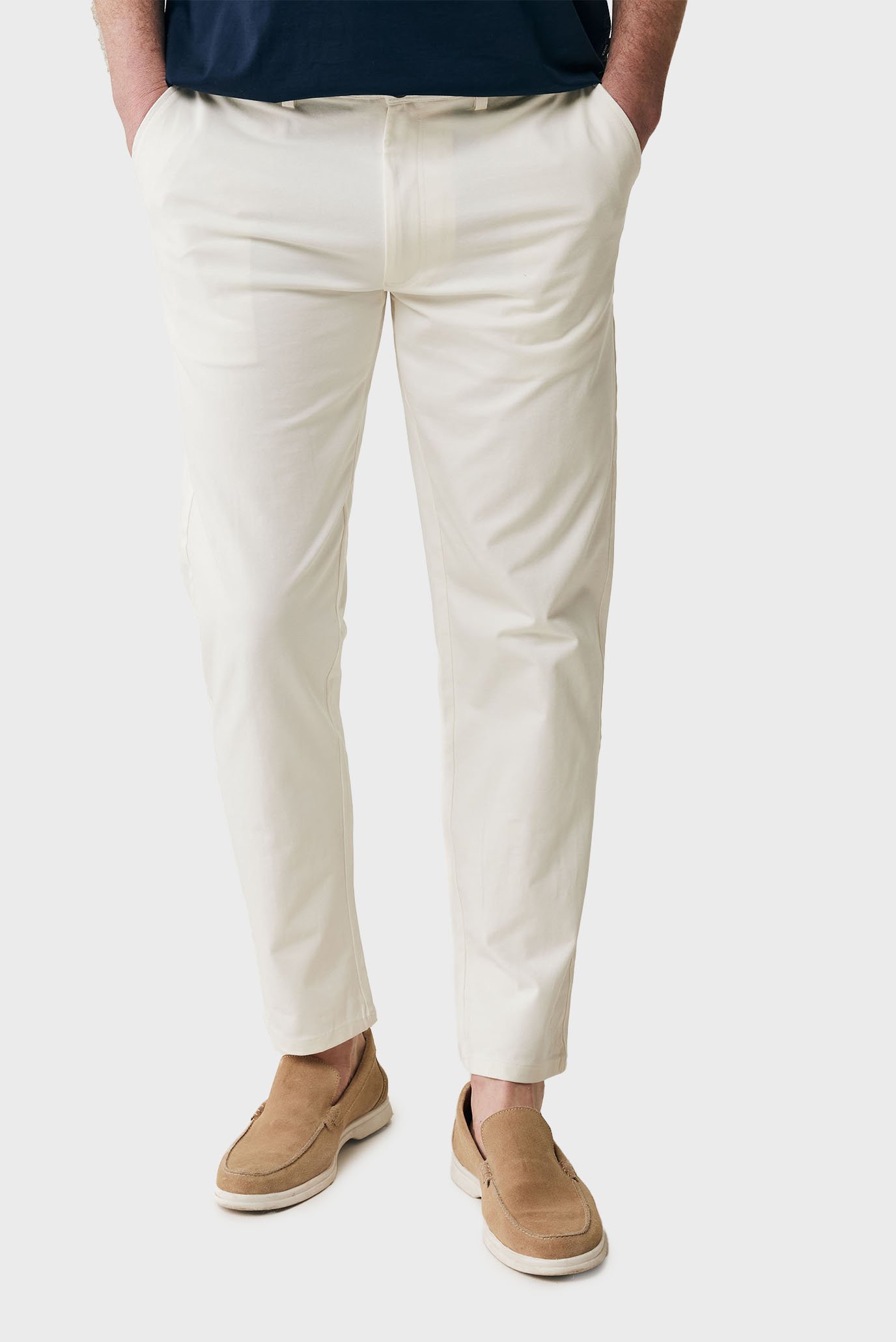 Мужские белые брюки Stretch chino pants 1