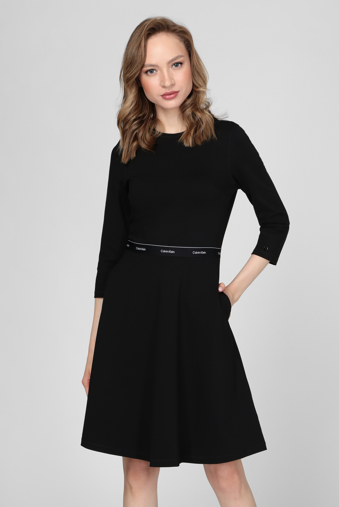 Женское черное платье MILANO C-NK DRESS 1