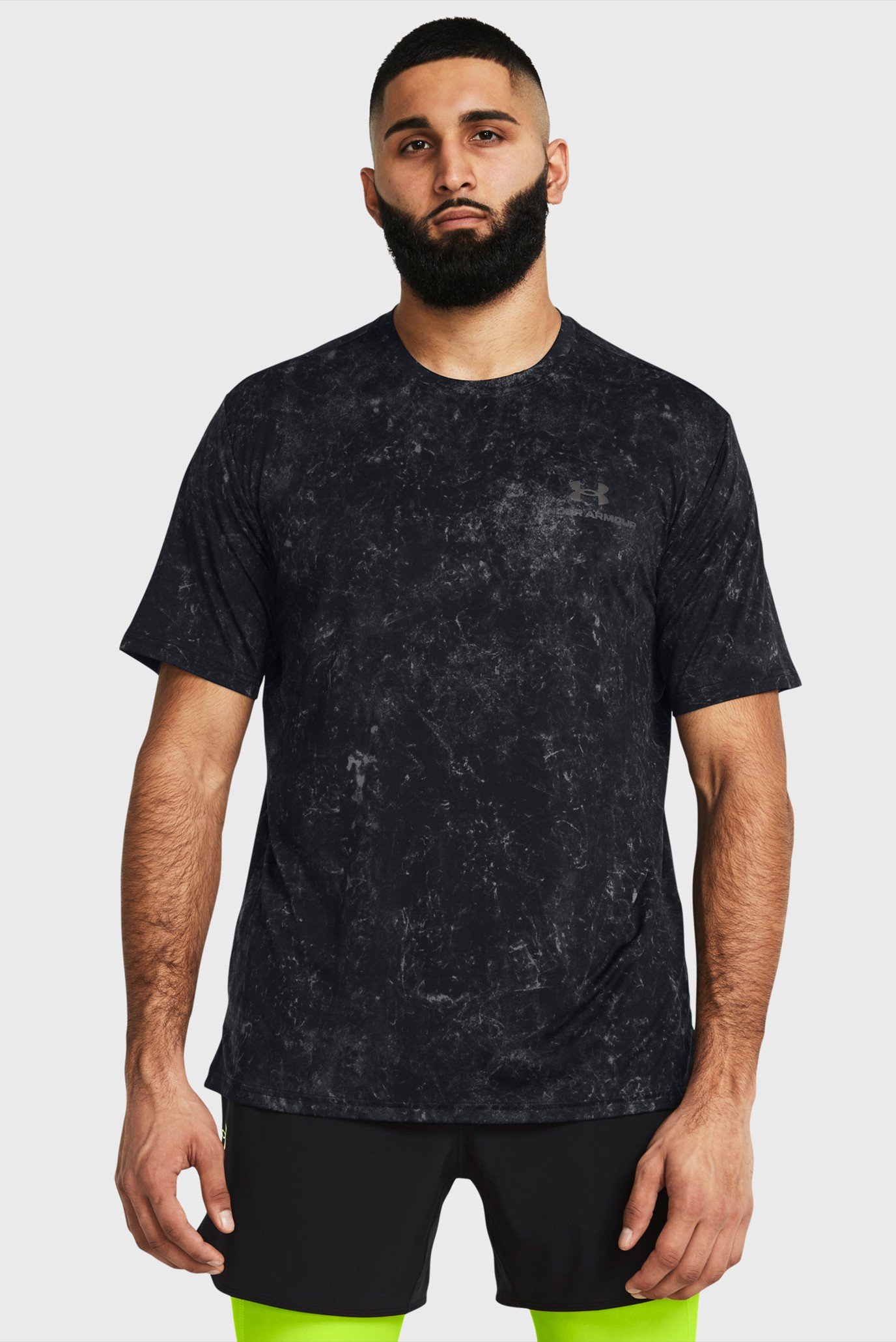 Чоловіча чорна футболка Vanish Energy Printed SS 1