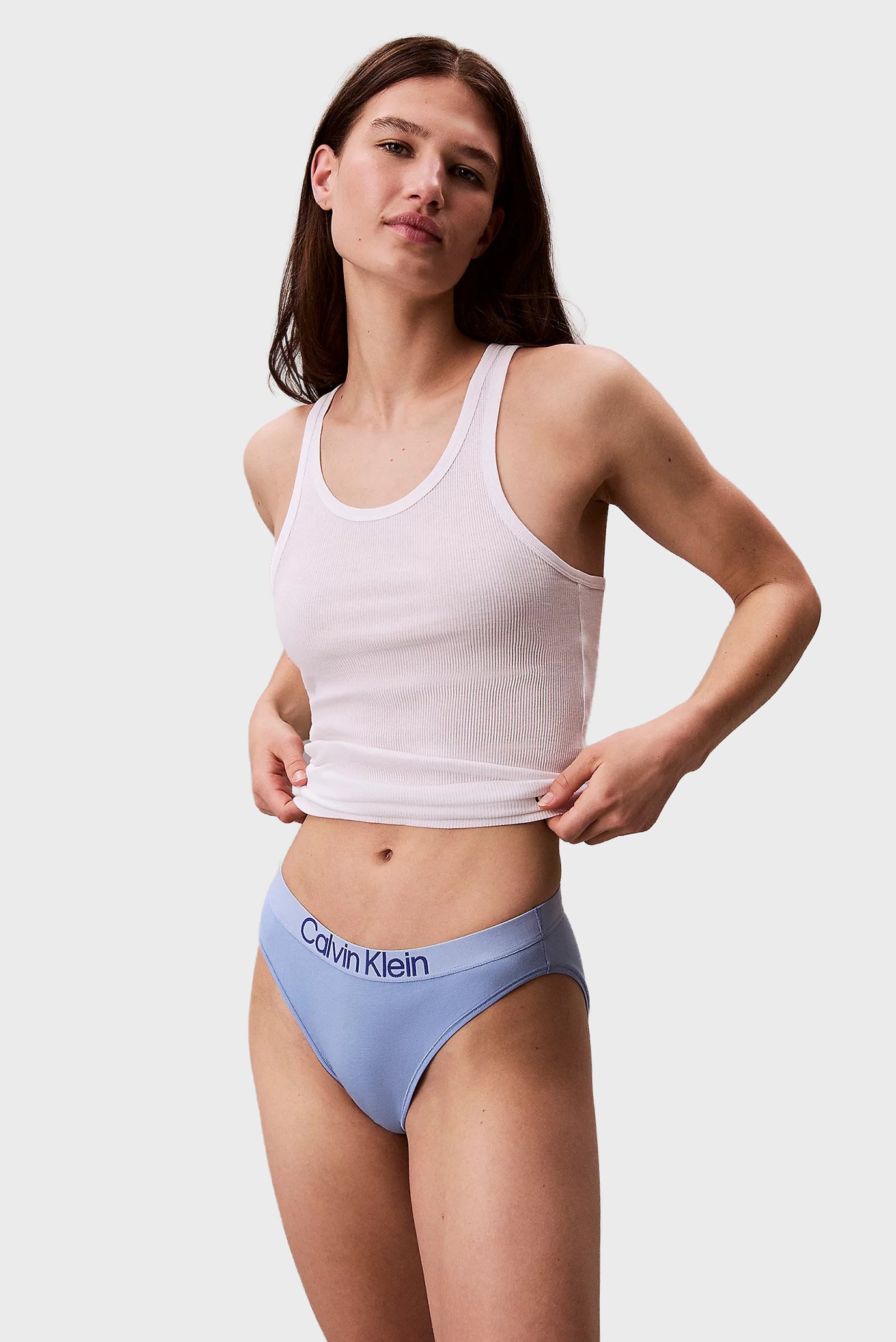 Женские голубые трусики BIKINI Голубой L Calvin Klein LV00QD5291 Женские голубые трусики BIKINI Голубой L Calvin Klein LV00QD5291
