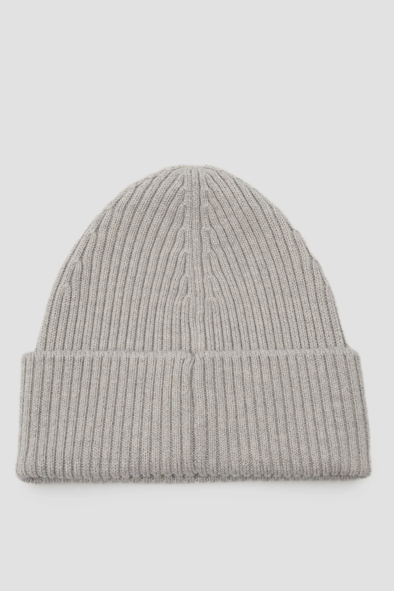 Чоловіча сіра вовняна шапка 2