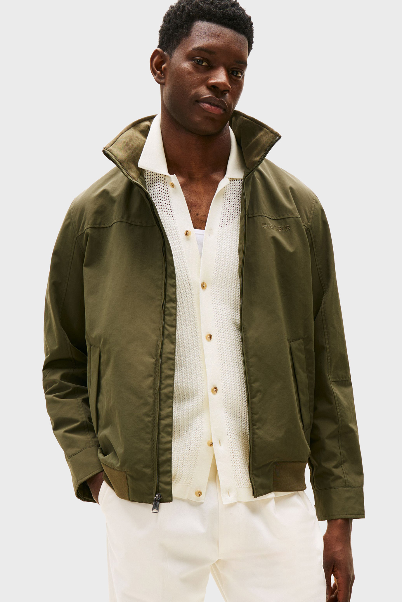Мужская зеленая ветровка IM REGATTA JACKET Зеленый S Tommy Hilfiger MW0MW37808 Мужская зеленая ветровка IM REGATTA JACKET Зеленый S Tommy Hilfiger MW0MW37808