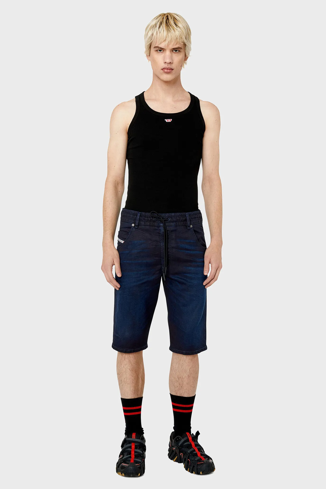 Чоловічі темно-сині джинсові шорти D-KROOSHORT-Z-NE 2