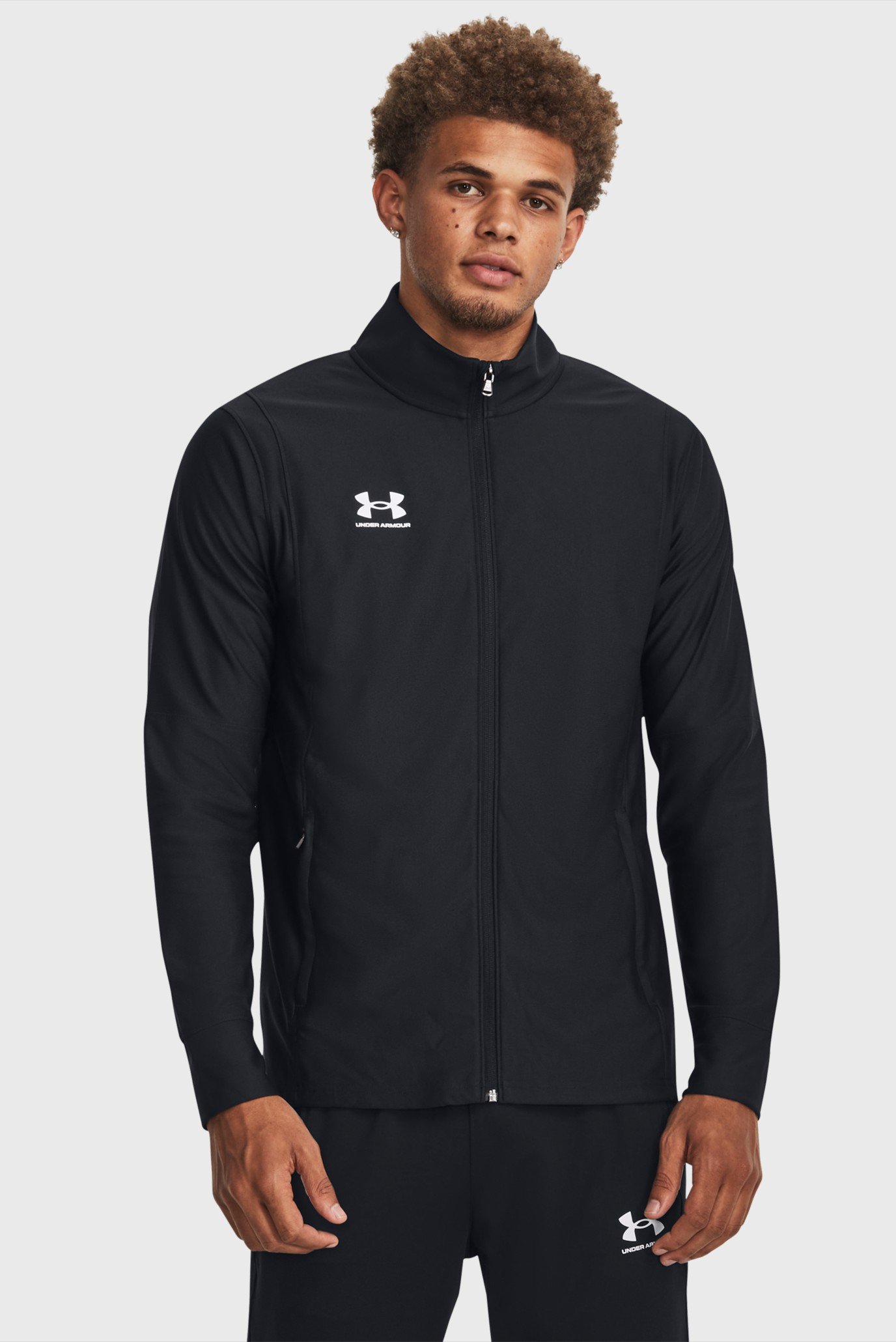 Мужская черная спортивная кофта UA M's Ch. Track Jacket 1