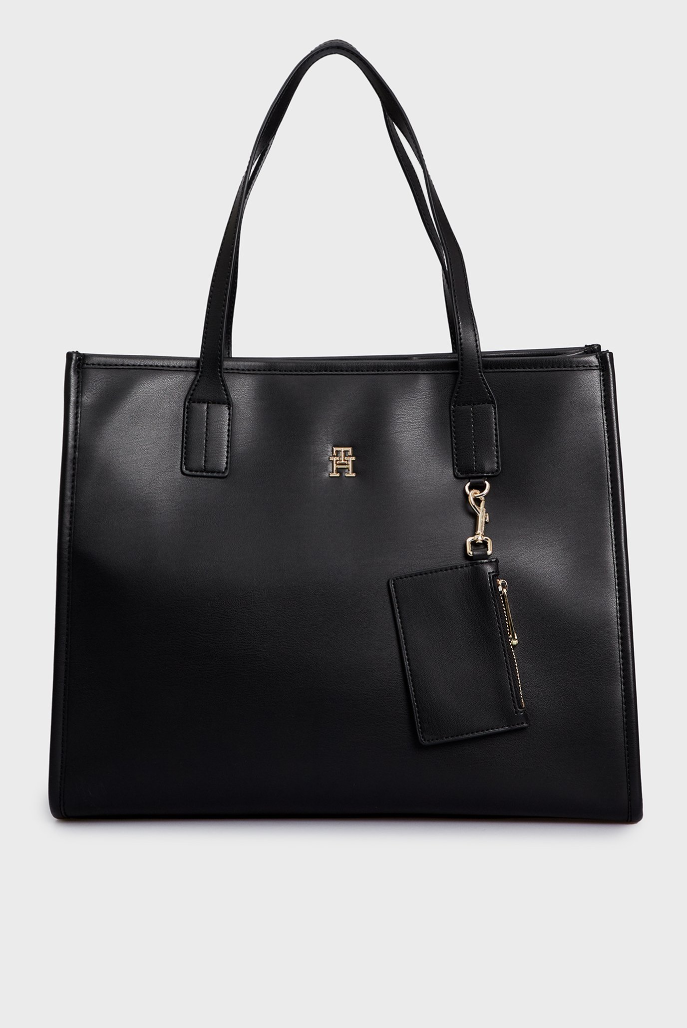 Женская черная сумка TH CITY TOTE 1