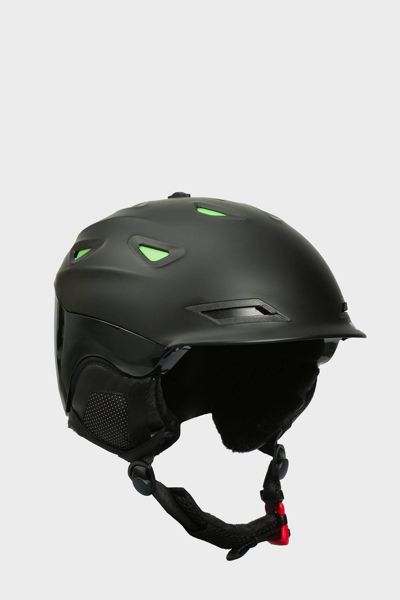 Черный горнолыжный шлем 1
