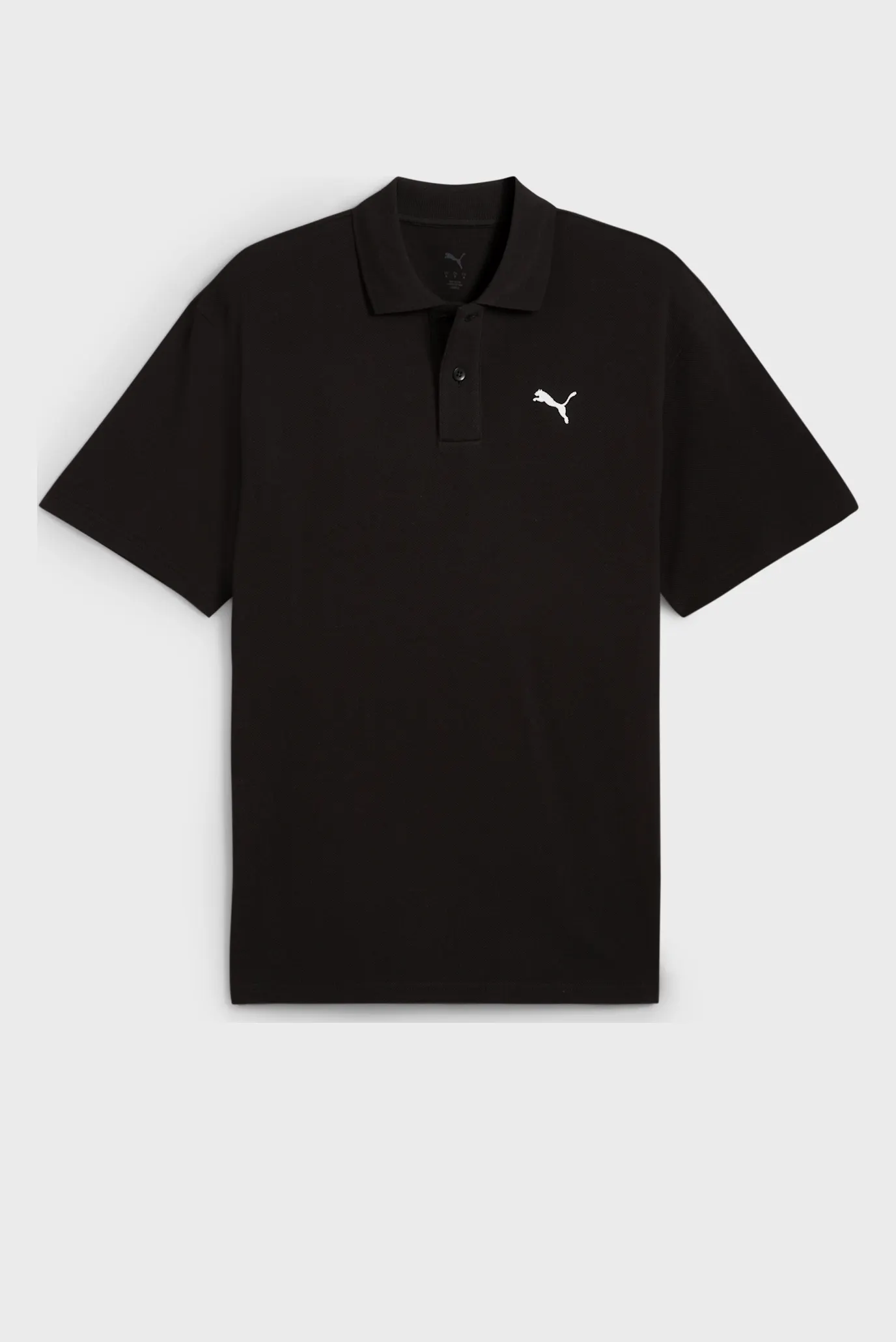 Чоловіче чорне поло WARDROBE ESS Pique Relaxed Polo Men 4