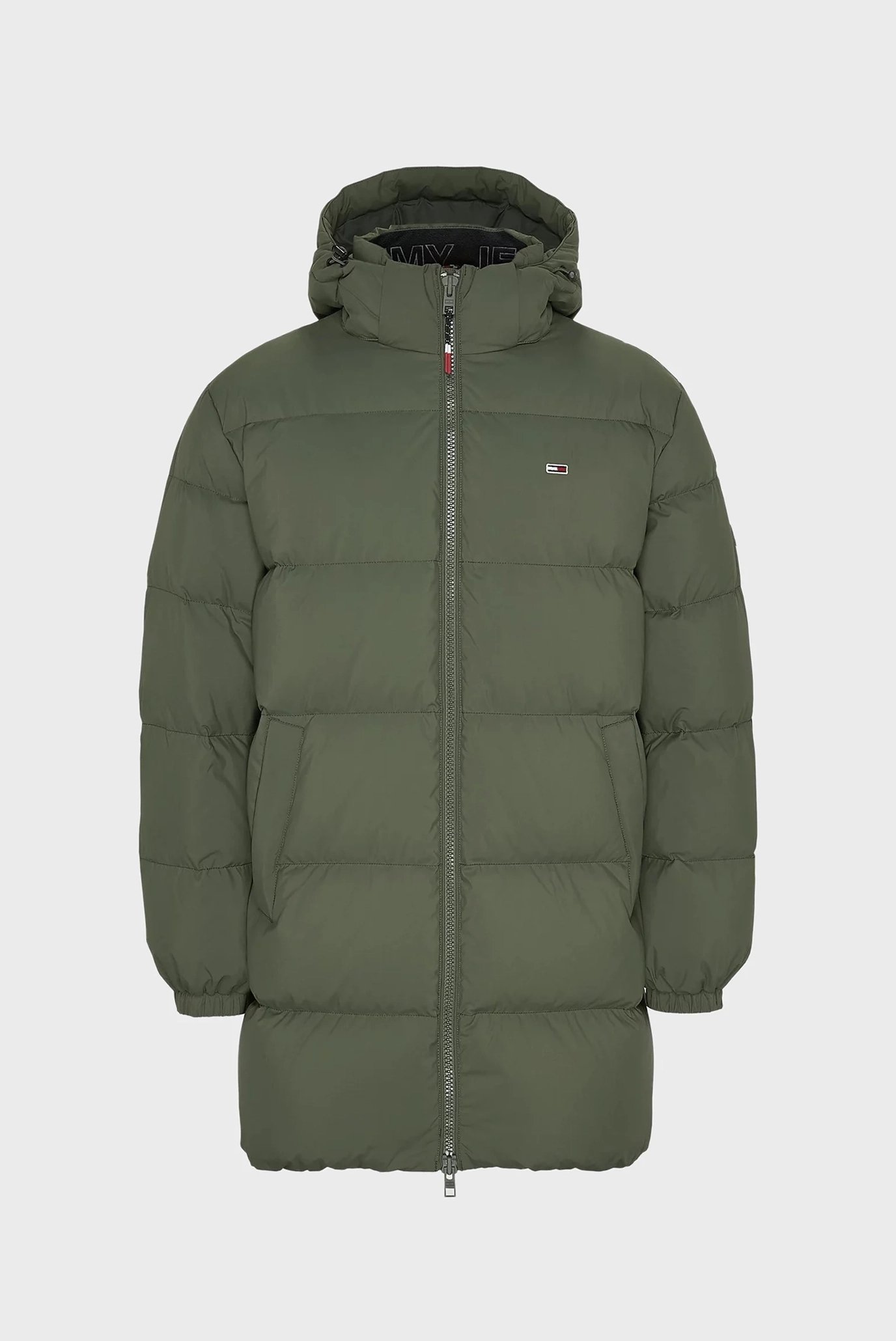 Мужской зеленый пуховик TJM ESSENTIAL DOWN PARKA 1