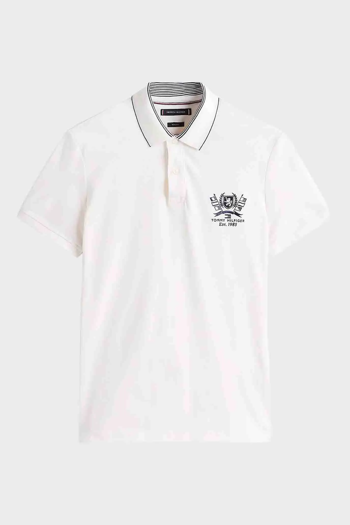 Мужское белое поло ICON REG 5