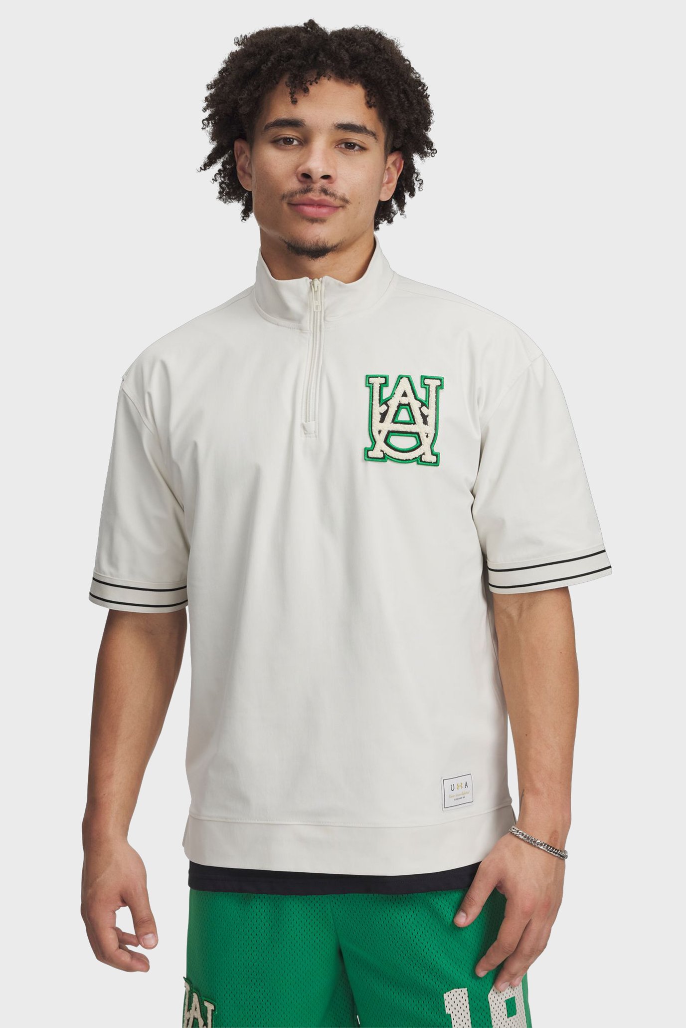 Мужское белое поло Courtside Shirt 1