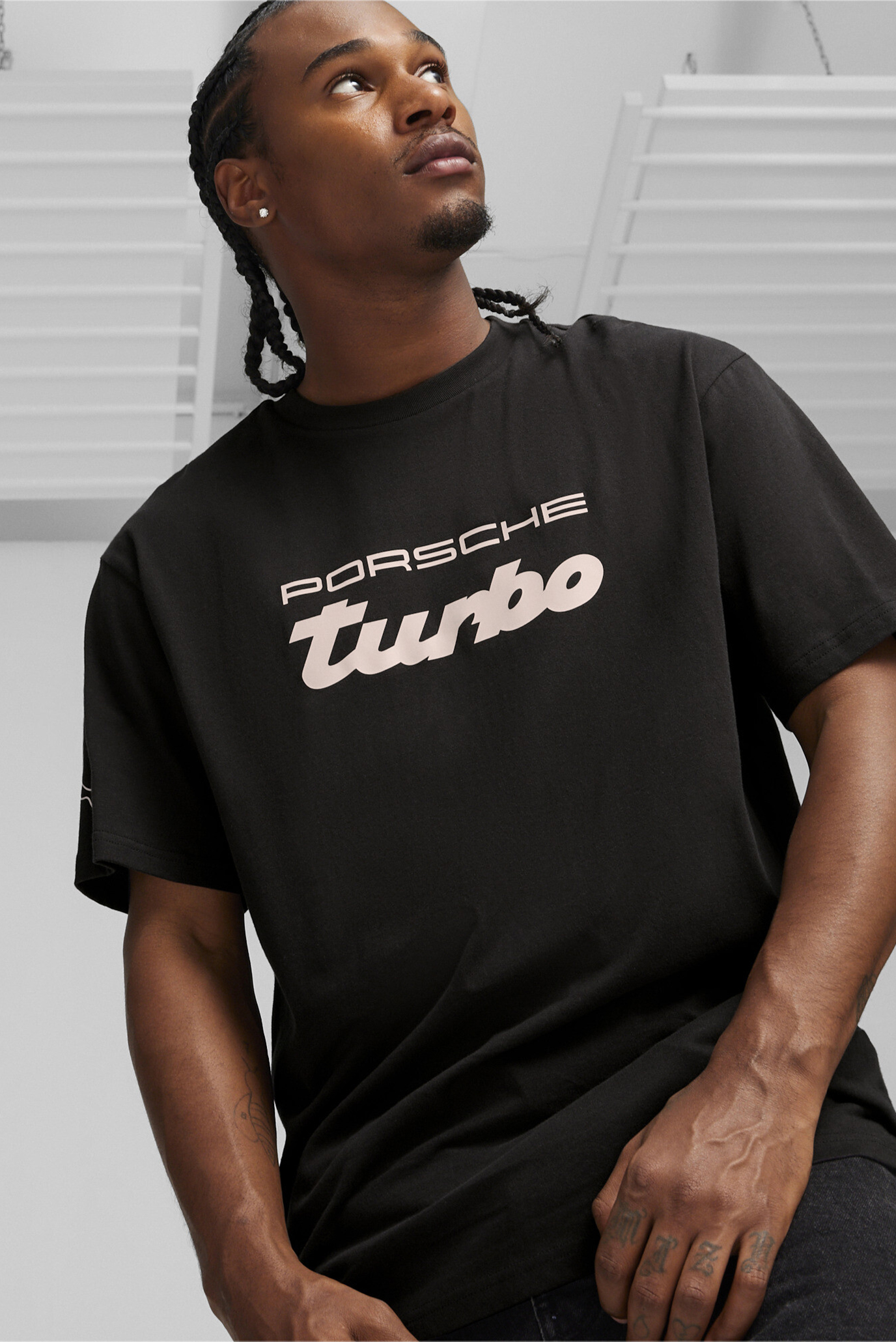 Мужская черная футболка Porsche Legacy ESS Men's Motorsport Tee 1