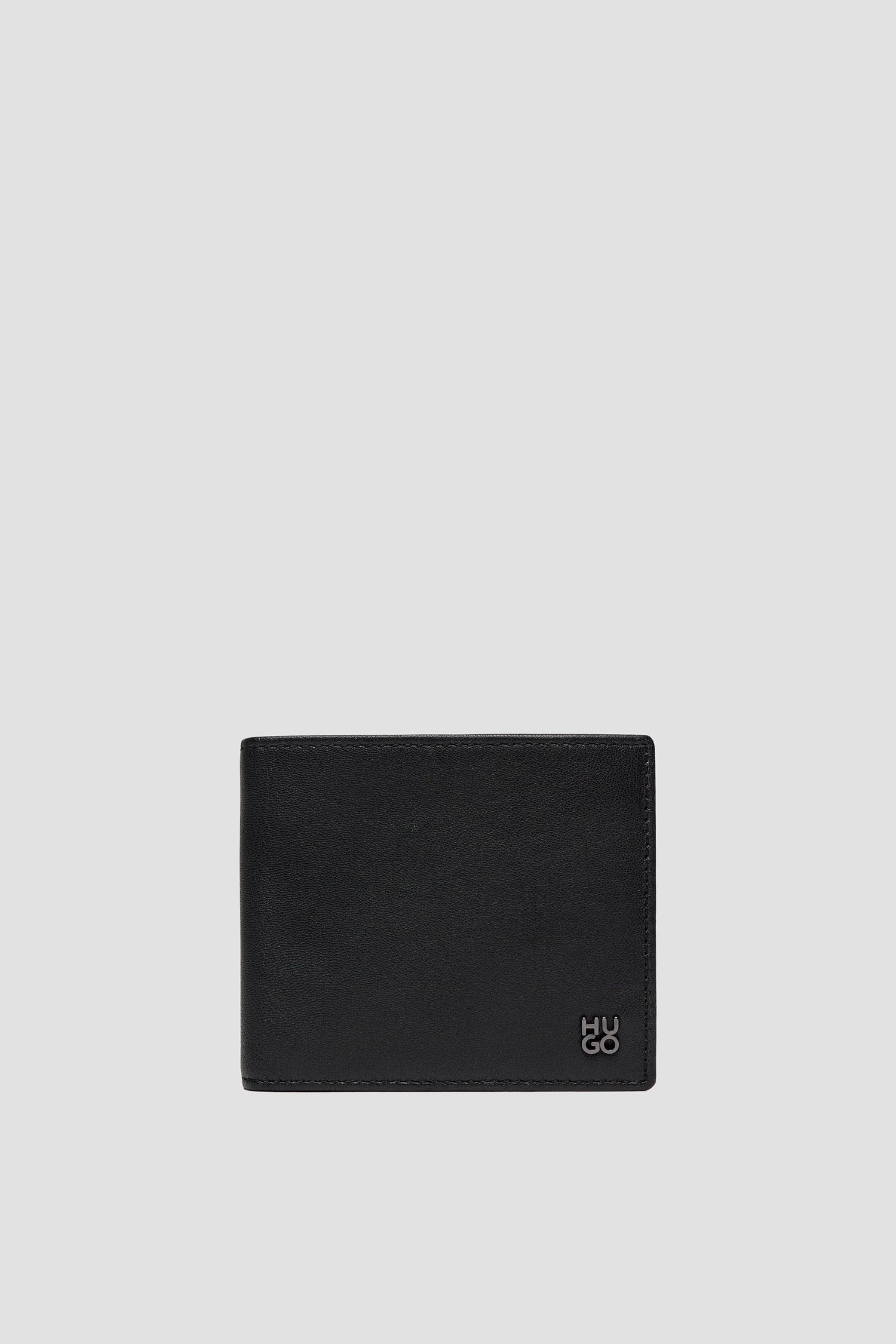 Чоловічий чорний гаманець 1