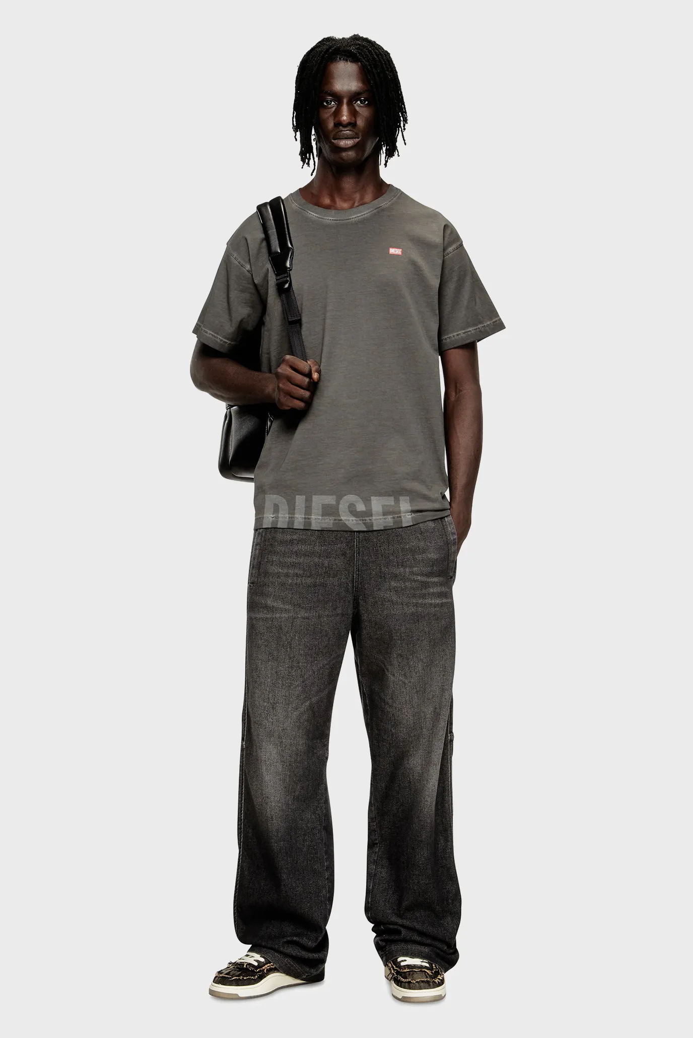 Мужская темно-серая футболка T-NORM-T7 2