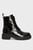 Жіночі чорні шкіряні черевики