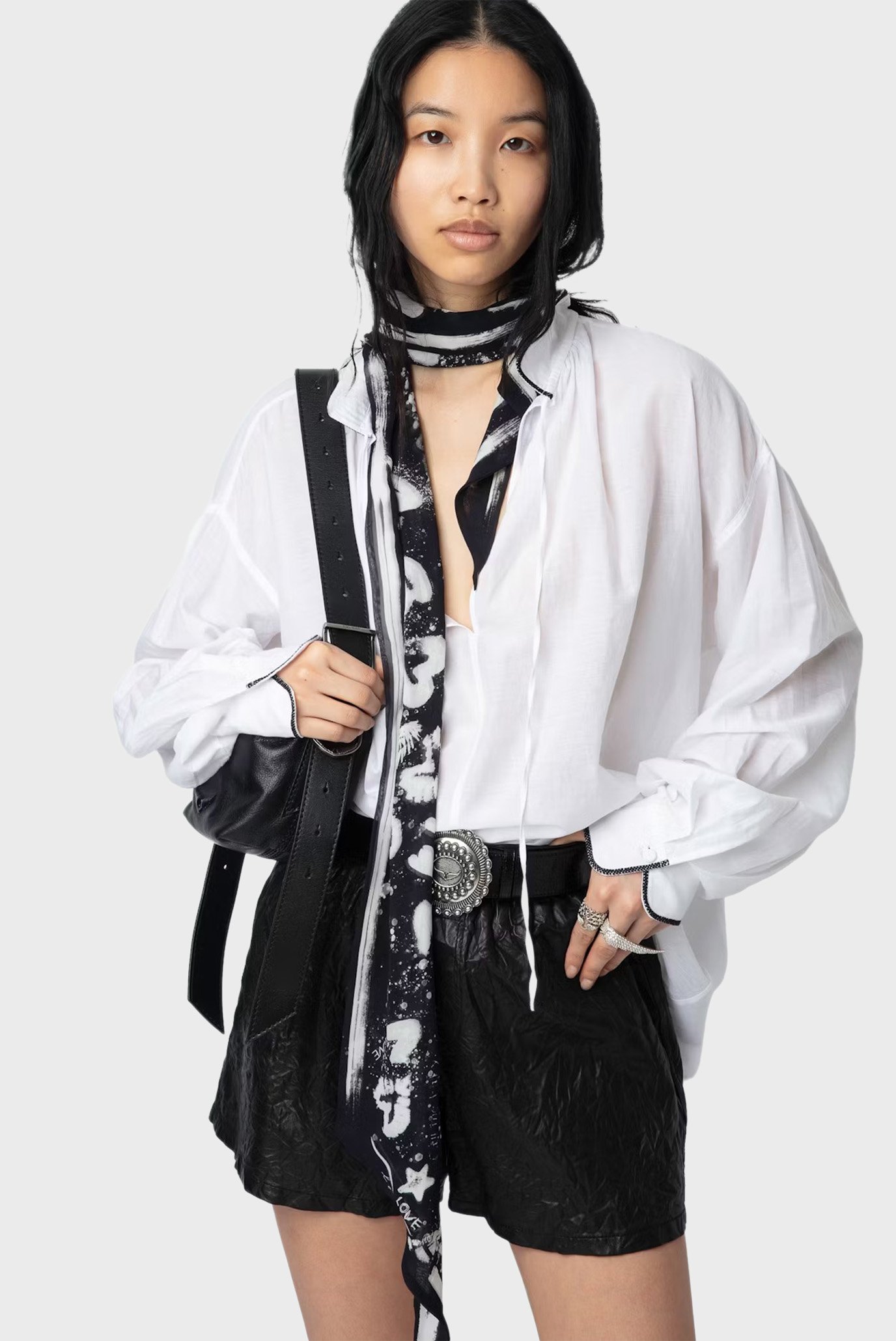 Женская белая блуза Troene Белый XS ZADIG&VOLTAIRE WWSH02206_JUDOFW25 Женская белая блуза Troene Белый XS ZADIG&VOLTAIRE WWSH02206_JUDOFW25