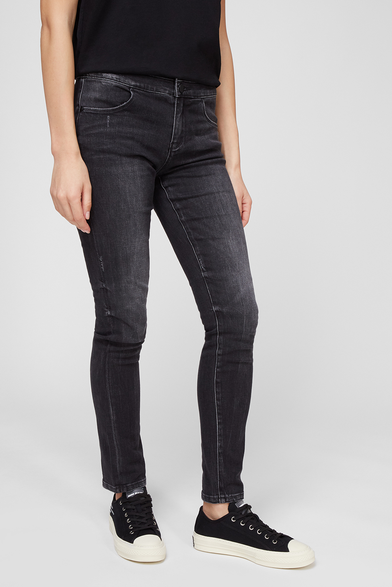 Женские темно-серые джинсы 1