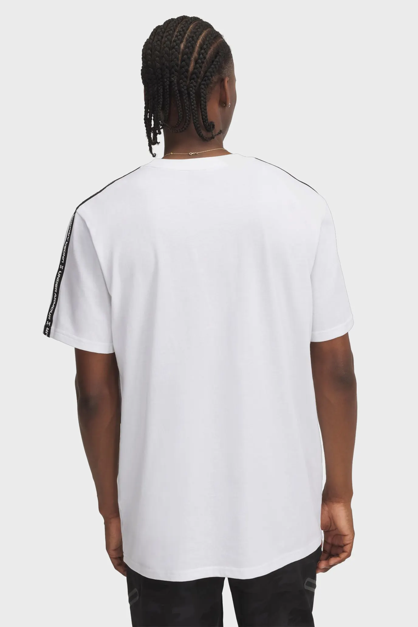 Чоловіча біла футболка UA Icon HWT Tee Taping 2