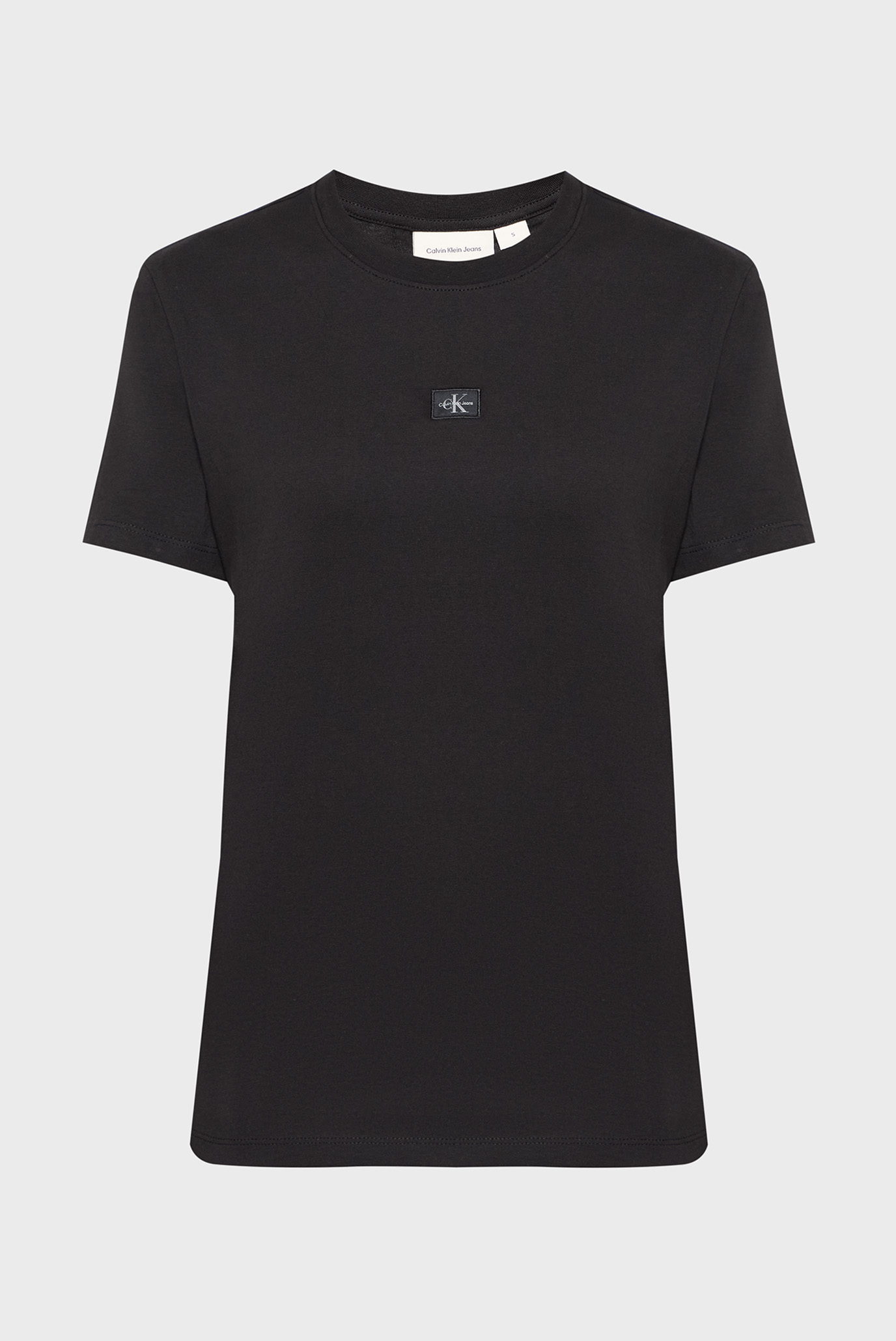 Женская черная футболка Черный L Calvin Klein Jeans J20J225243 Женская черная футболка Черный L Calvin Klein Jeans J20J225243