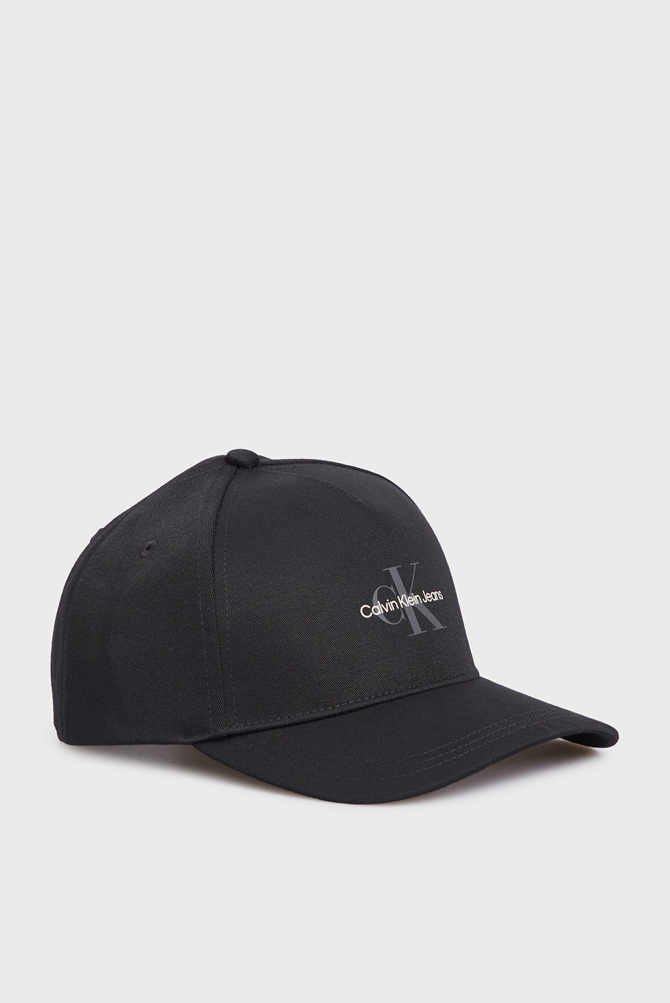 Женская черная кепка MONO LOGO PRINT CAP 1