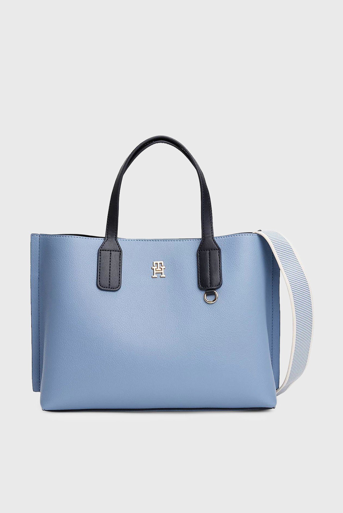 Женская голубая сумка DISTINCT MINI TOTE Голубой ONESIZE Tommy Hilfiger AW0AW17459 Женская голубая сумка DISTINCT MINI TOTE Голубой ONESIZE Tommy Hilfiger AW0AW17459