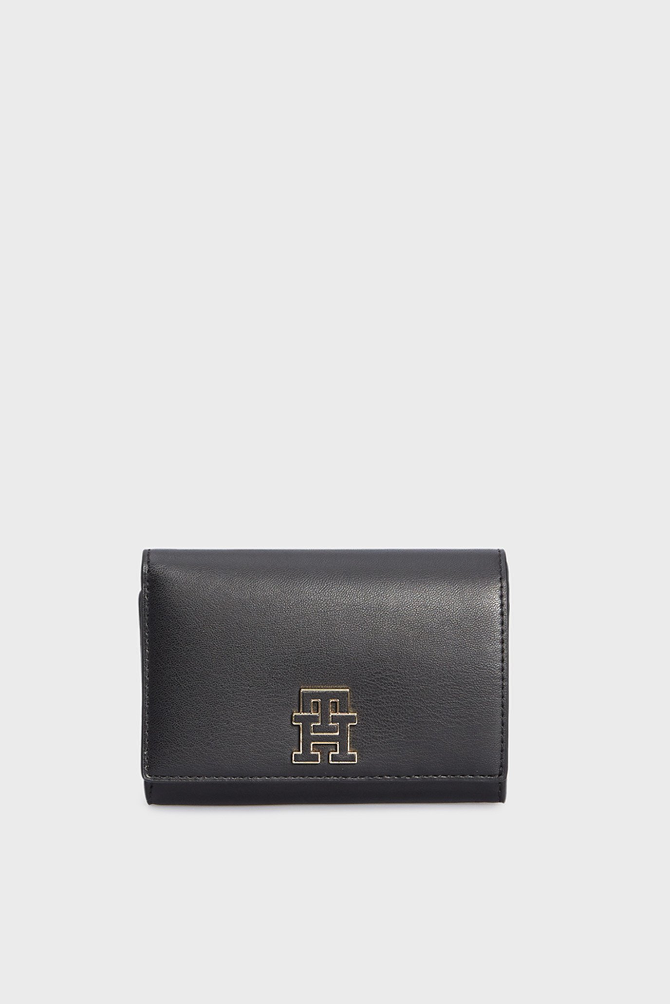 Жіночий чорний гаманець TH CHIC MED FLAP 1
