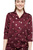 Женская бордовая рубашка SUNSET