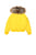Детский желтый пуховик