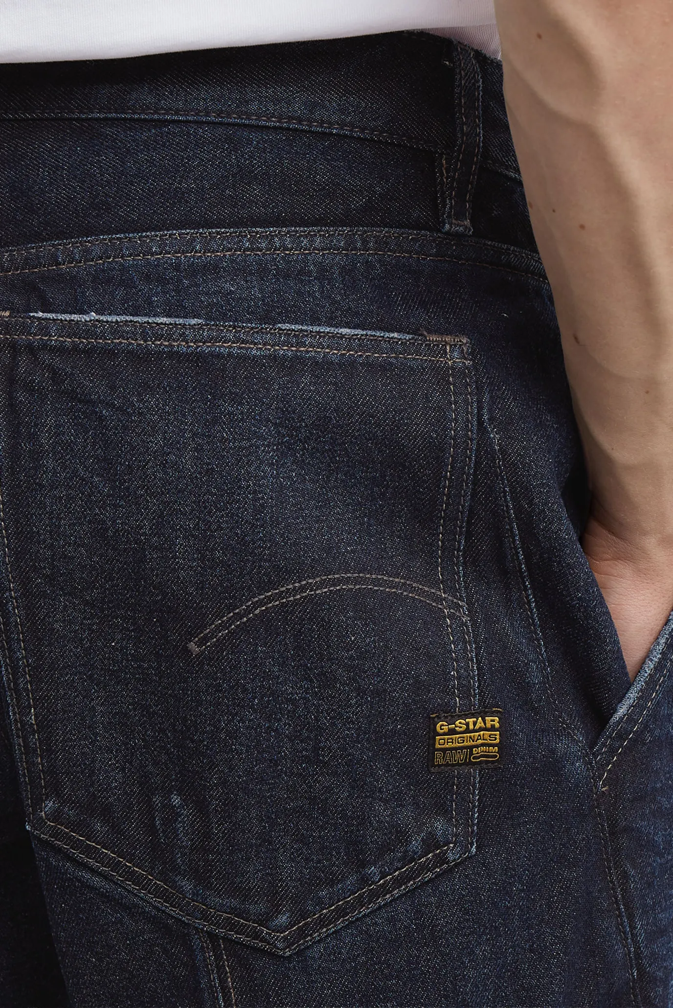 Мужские темно-синие джинсы Kitoh 3D Relaxed Tapered 2