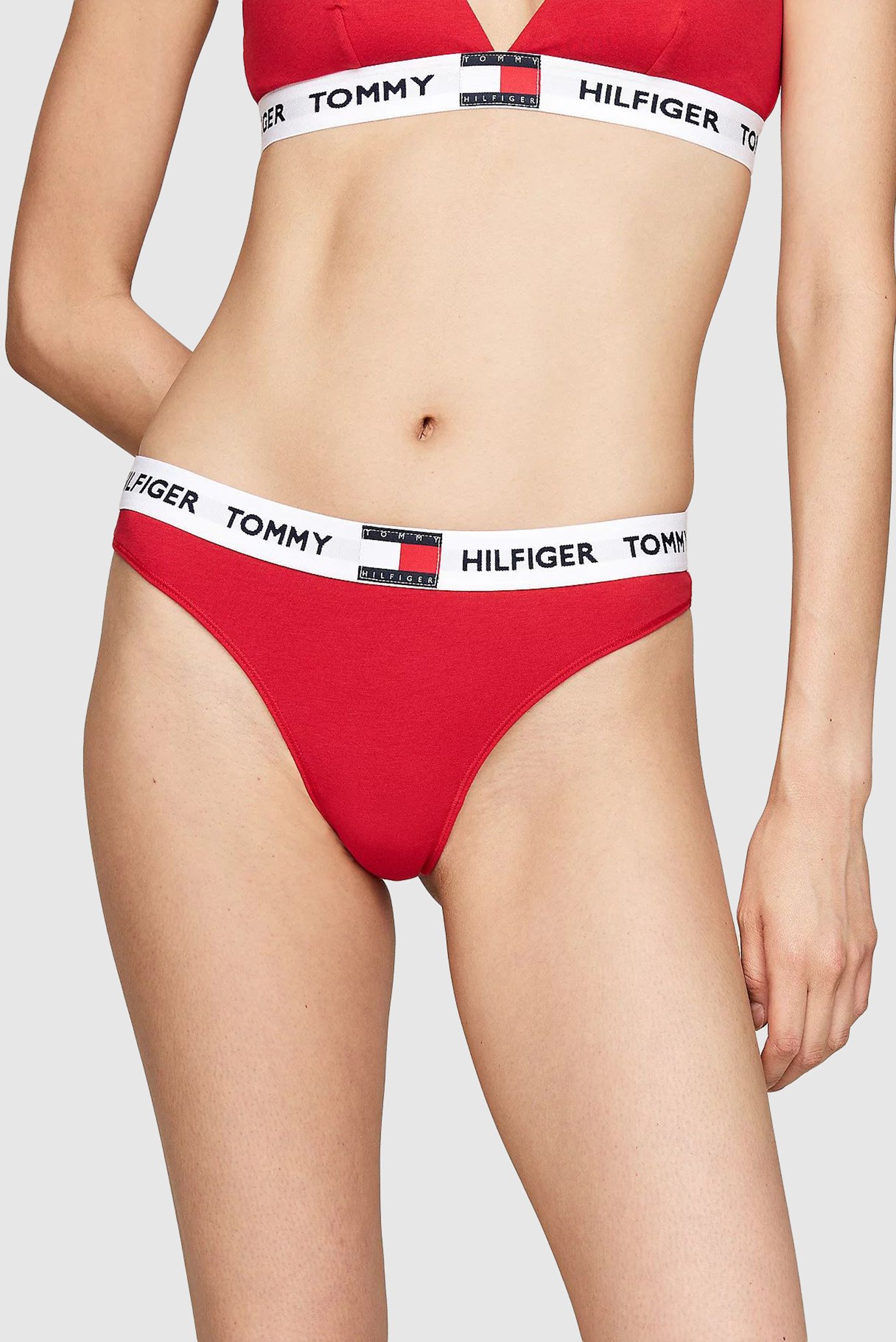 Жіночі червоні трусики CLASSIC THONG (EXT. SIZE) 1