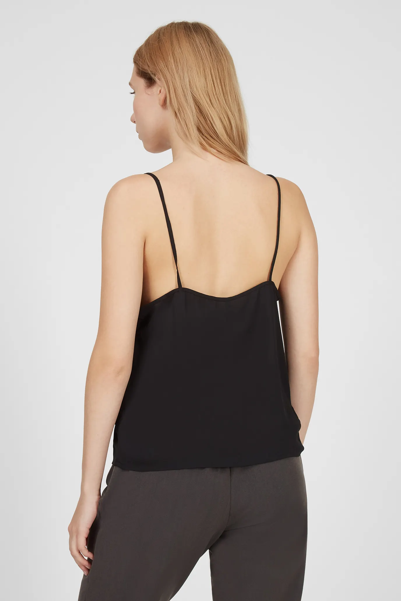 Жіночий чорний топ Calliope 0045682 — MDFashion