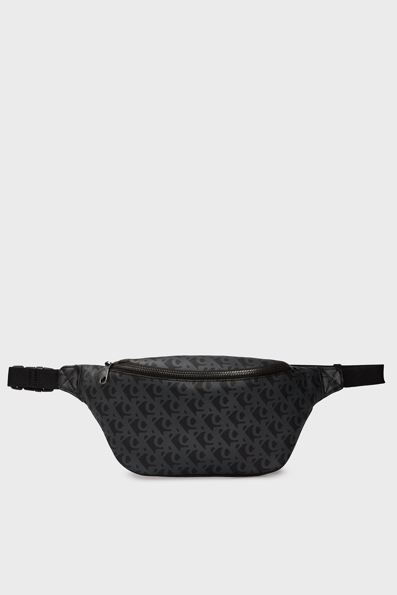 Чоловіча чорна поясна сумка з візерунком MATTE AOP SQ WAISTBAG 1