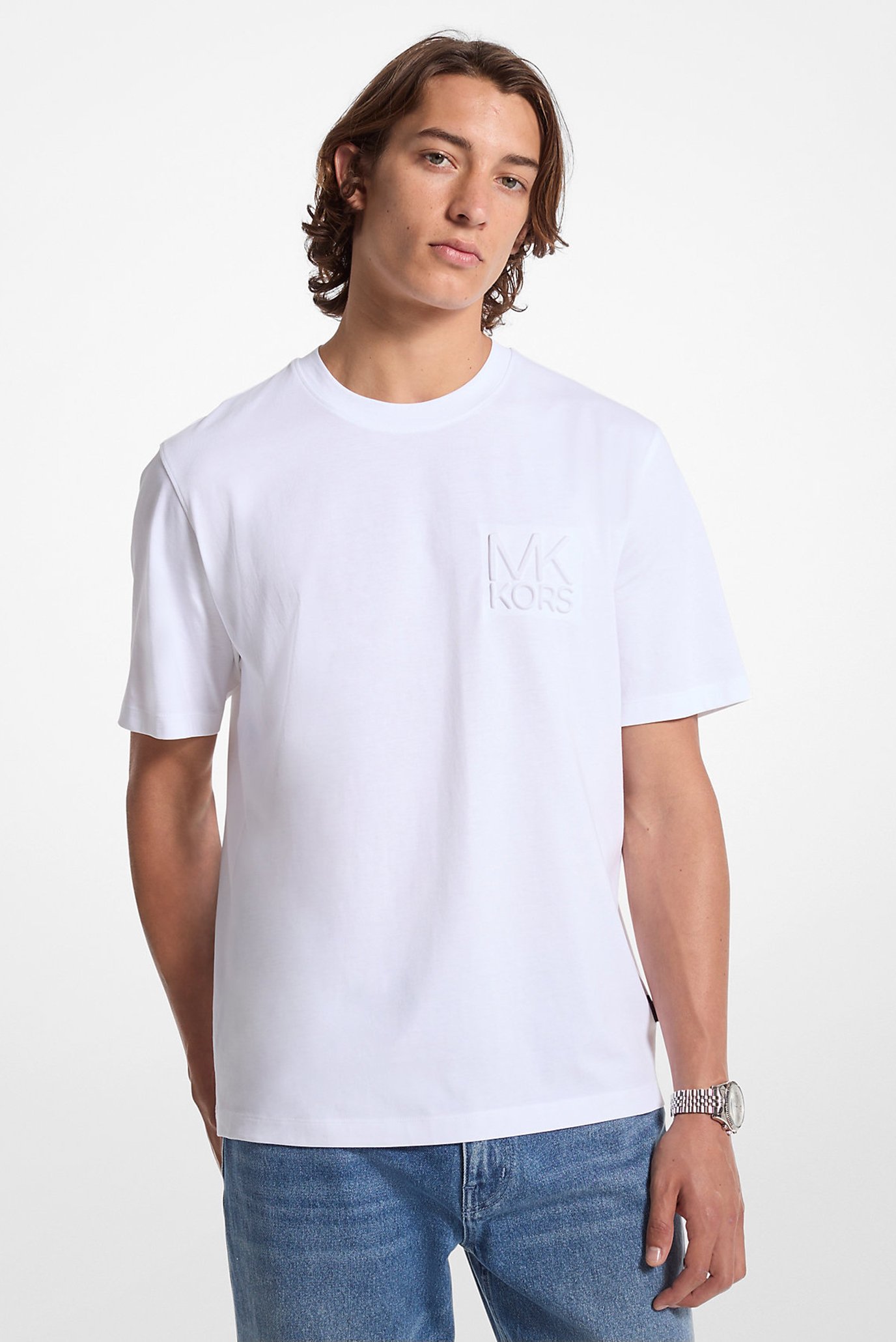 Чоловіча біла футболка CHARM KORS TEE 1