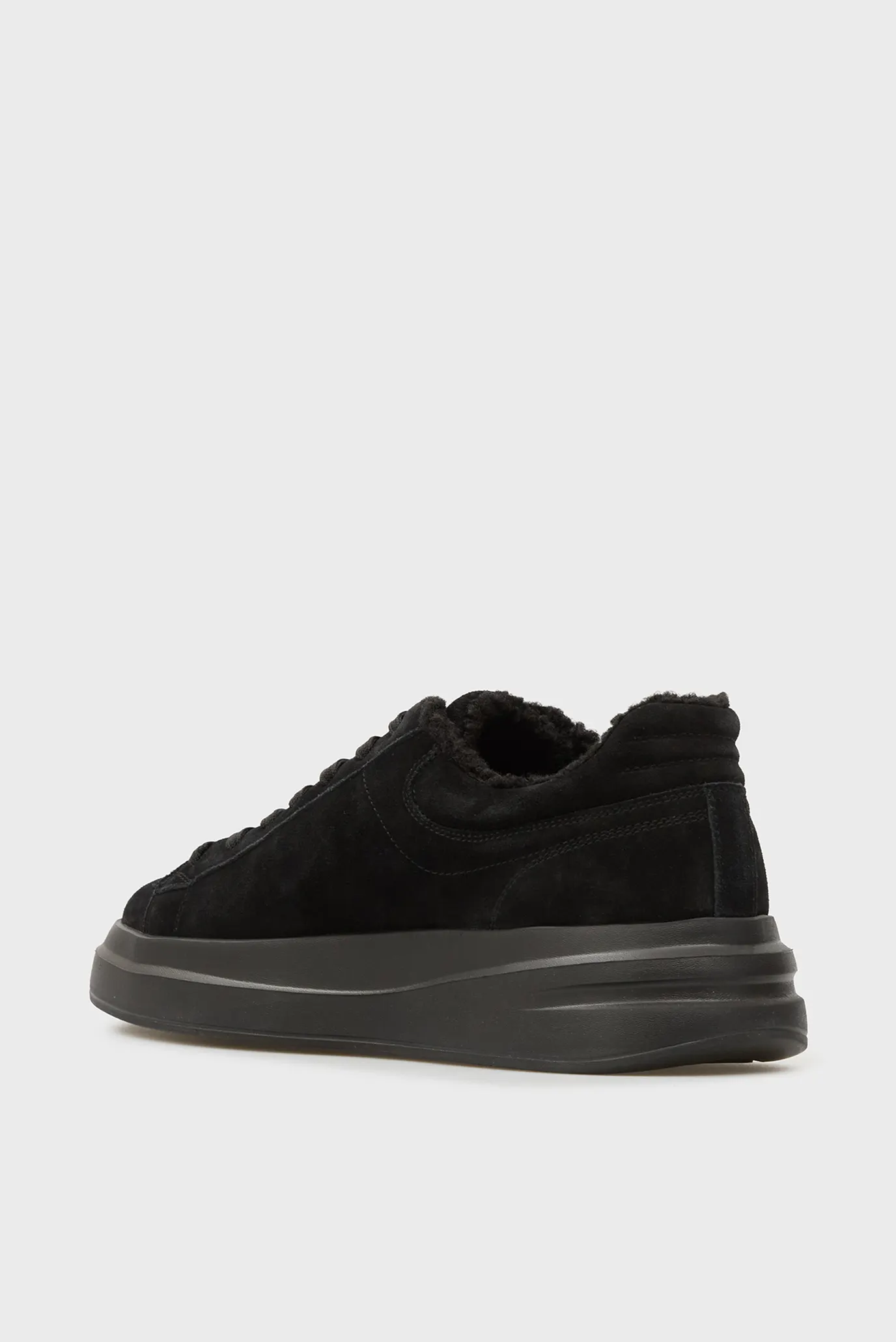 Мужские черные замшевые сникерсы ELBAN 5