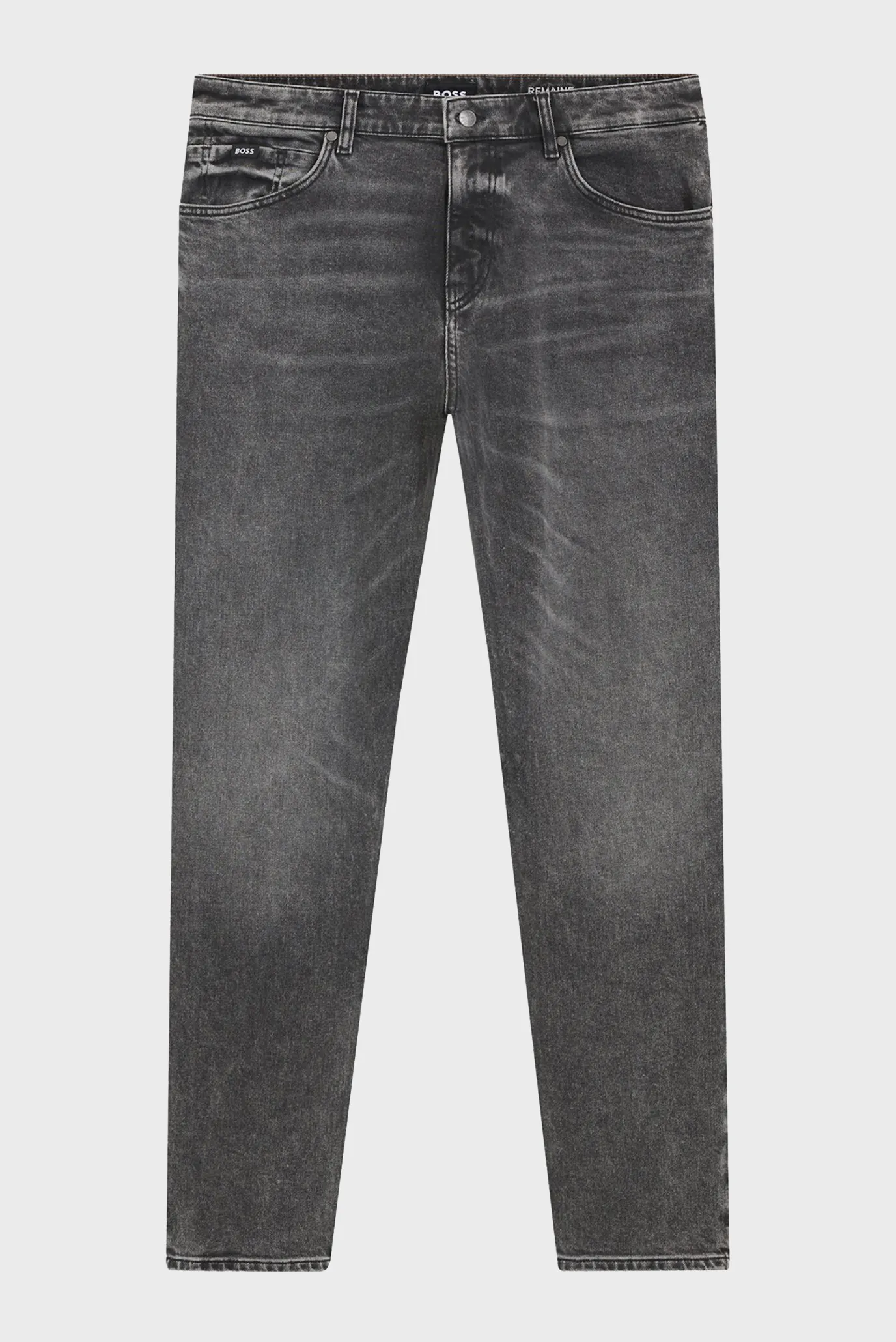 Мужские темно-серые джинсы 5