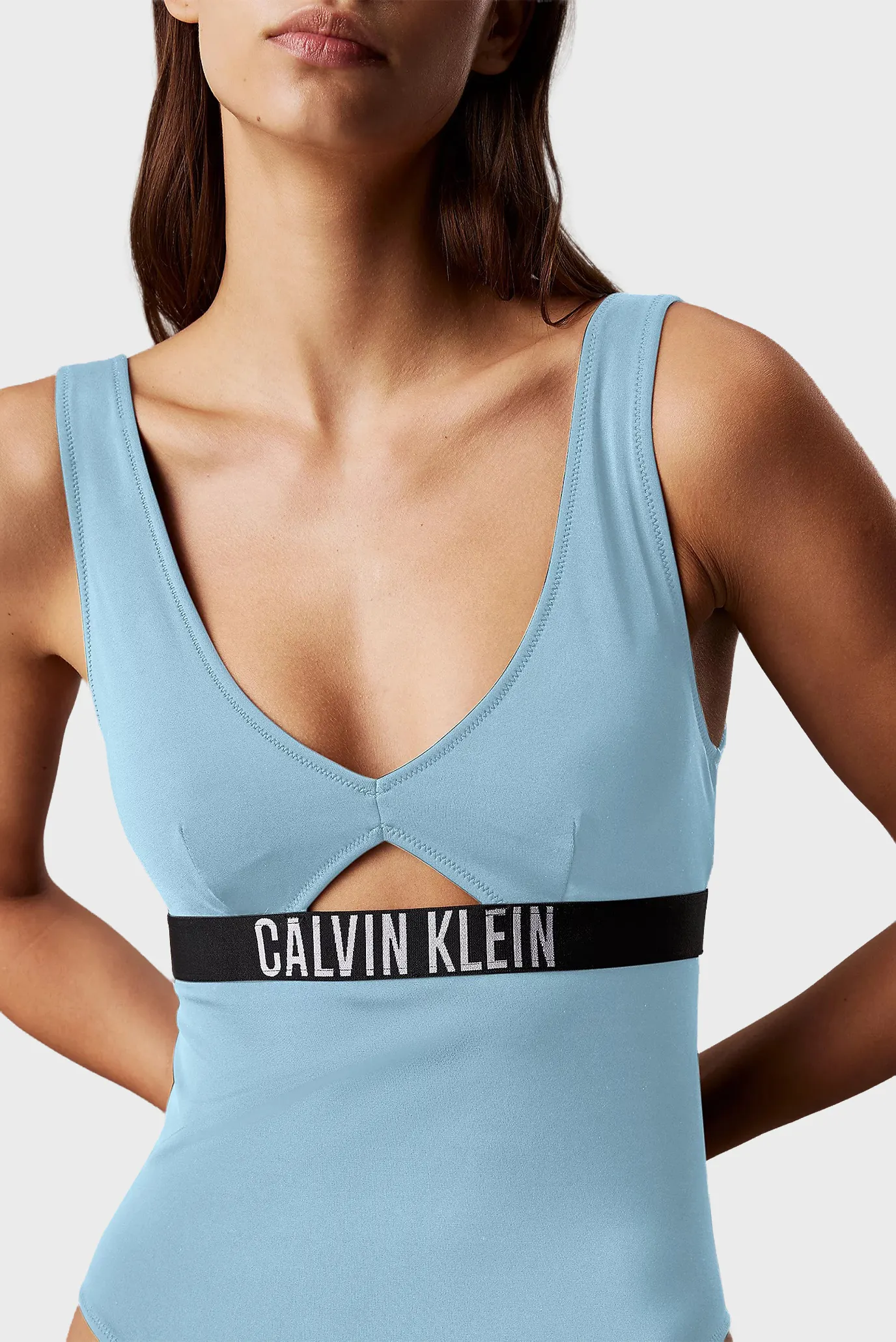 Женский голубой купальник ONE PIECE FASHION FIT 4