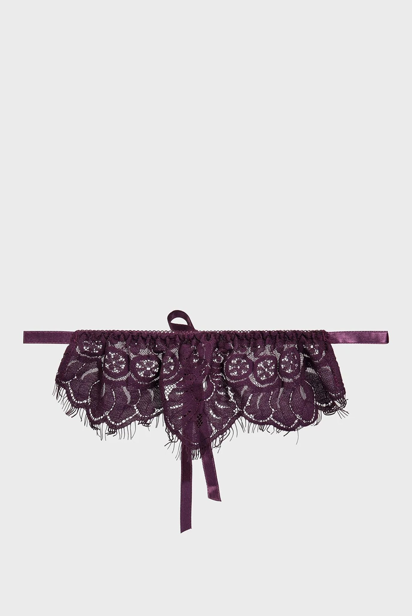 Женская фиолетовая подвязка 1