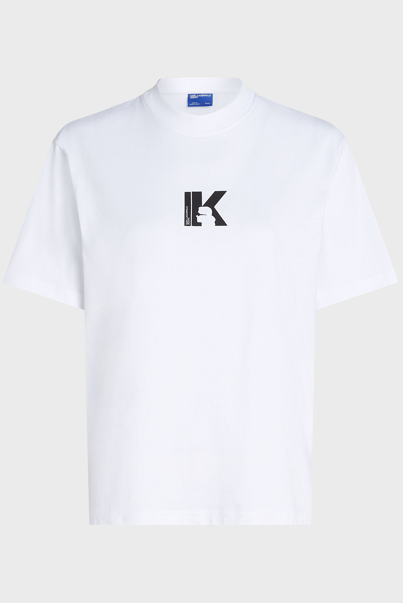 Женская белая футболка KLJ REG SS K-LOGO TEE 1