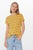 Женская желтая футболка с узором