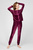 Женский фиолетовый костюм (джемпер, брюки)