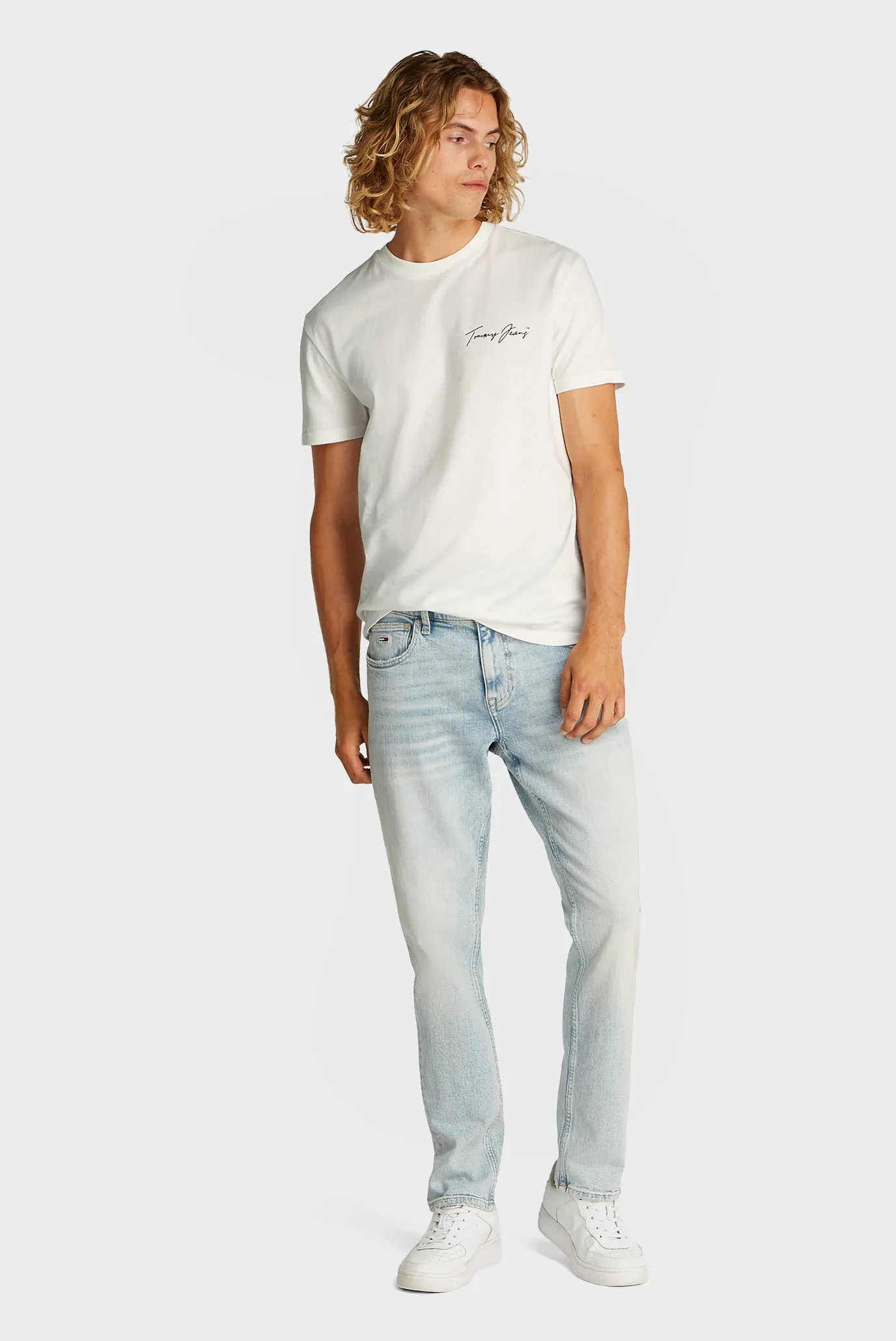 Чоловіча біла футболка TJM REG NOVELTY 2