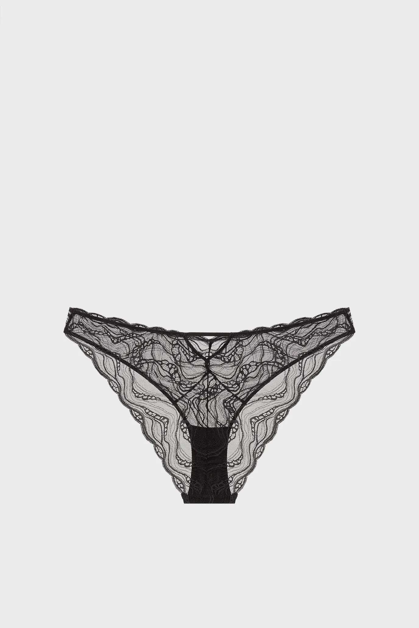 Женские черные трусики BIKINI 9