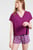 Женская фиолетовая футболка SLOAN