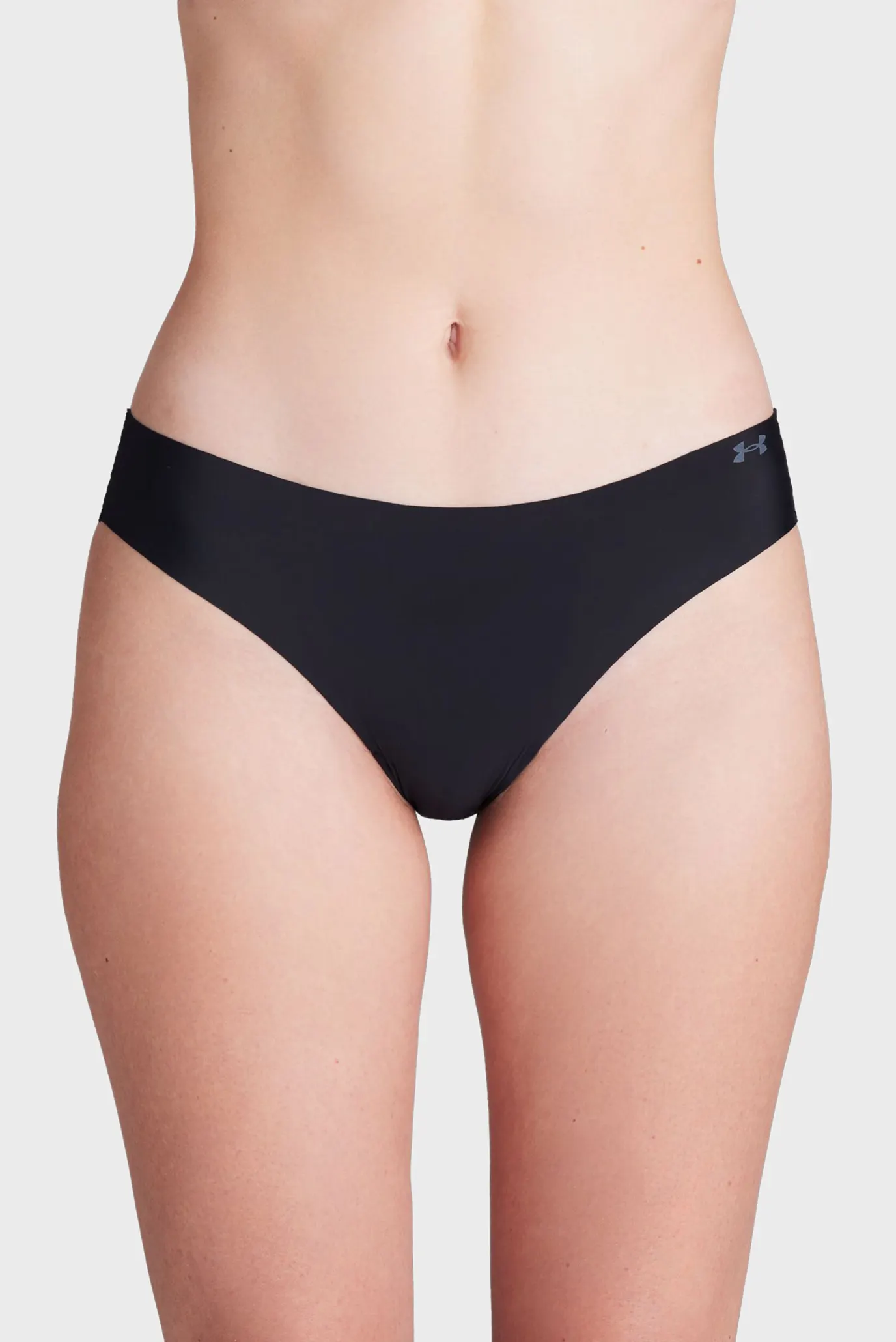 Жіночі чорні трусики (3 шт) UA PURE STRETCH NO SHOW BIKINI-SOLID 3PK 2