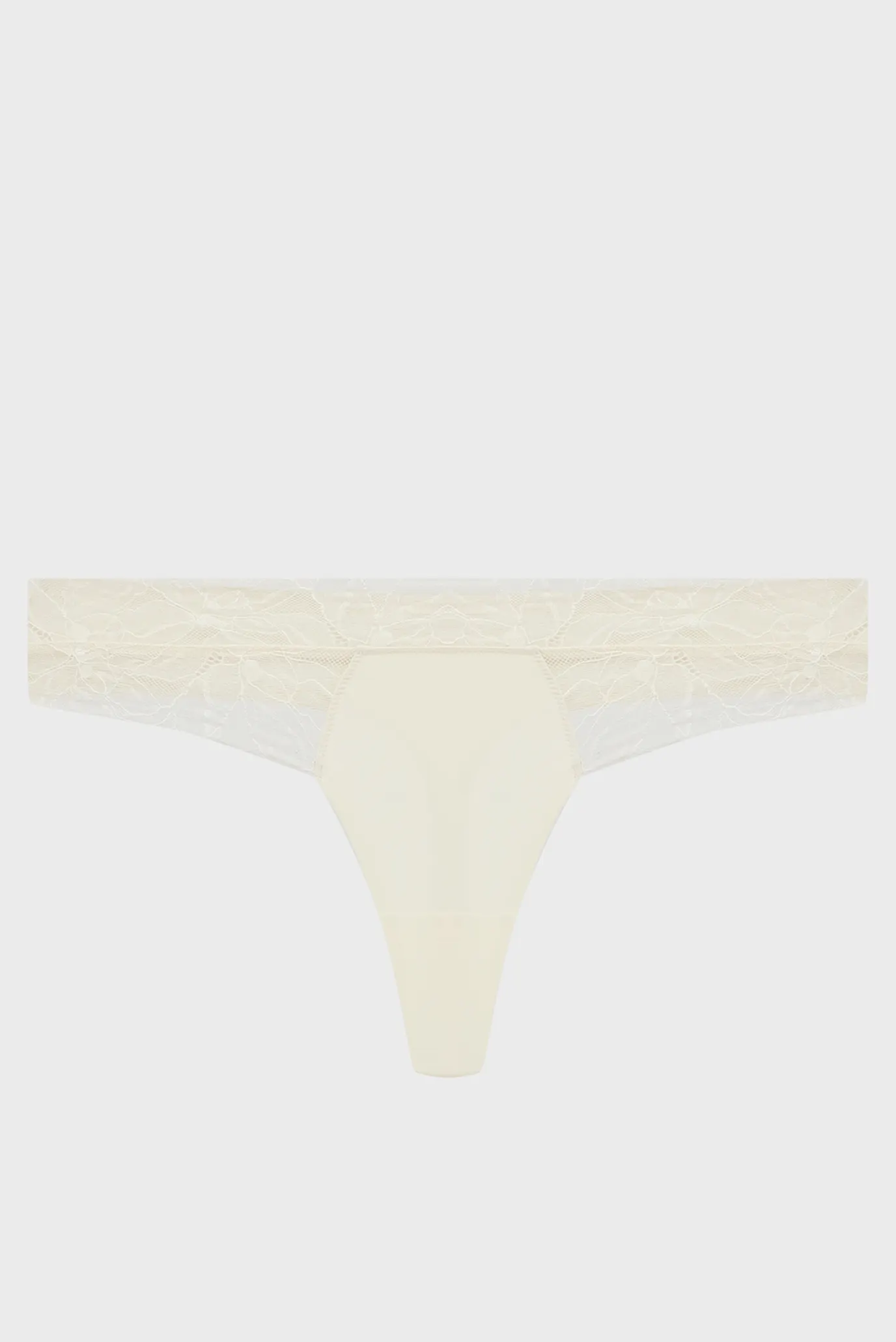 Жіночі білі трусики THONG 7