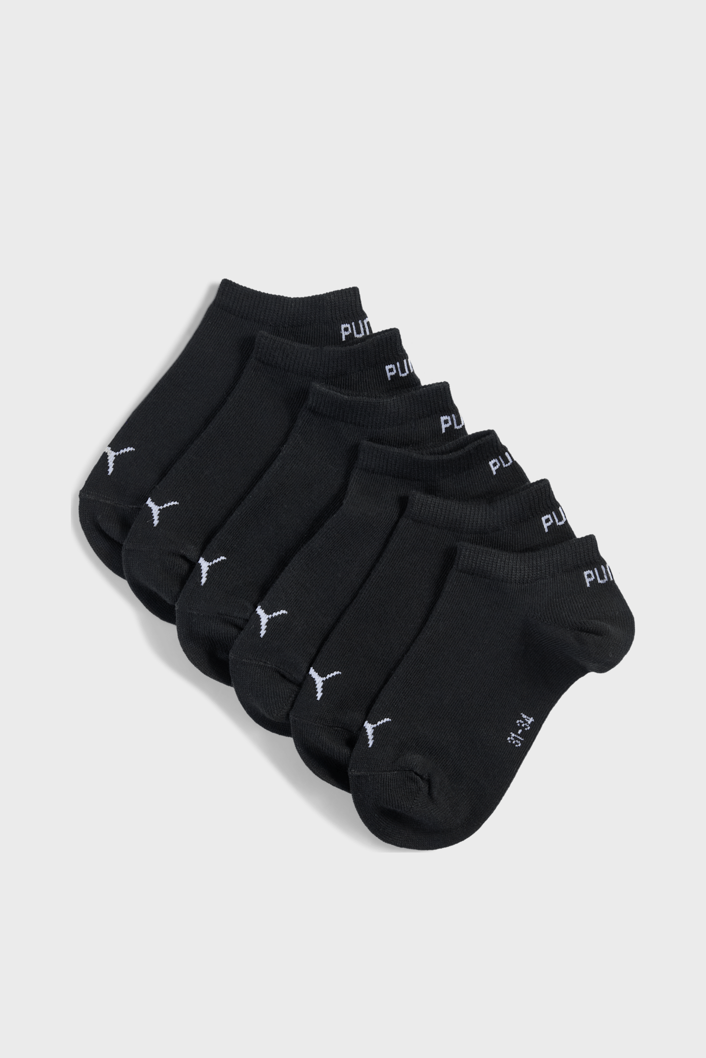 Детские черные носки (3 пары) Sneaker Socks Youth 1