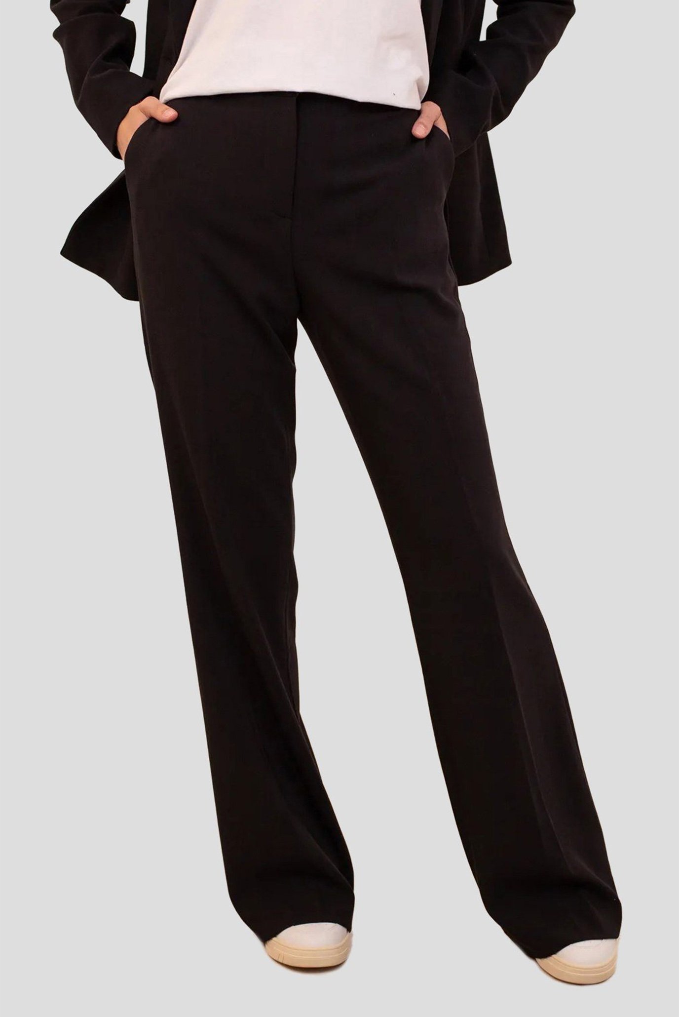 Женские черные брюки Черный 8 DKNY UK3PX024 Женские черные брюки Черный 8 DKNY UK3PX024